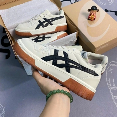Giày Thể Thao Asics Court MZ Cream Black Gum Nam Nữ Đế Cao Su Nguyên Khối 7