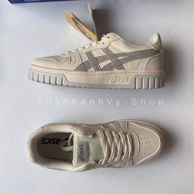 Giày Thể Thao Asics Court MZ Cream Black Gum Size Nam Nữ - Giá 530k giảm 657k