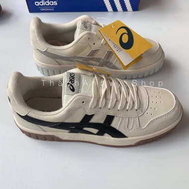 Giày Thể Thao Asics Court MZ Cream Black Gum Size Nam Nữ - Giá 530k giảm 657k
