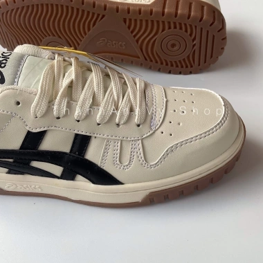 Giày Thể Thao Asics Court MZ Cream Black Gum Size Nam Nữ - Giá 530k giảm 657k