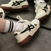 Giày Thể Thao Asics Court MZ Unisex – White Black, Cao Cấp, êm đẹp, Giá 1,100,000 VND 5