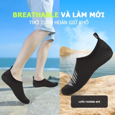 Giày thể thao cao su sandal ngoài trời nam nữ - Chân trần, lặn nước, giá 79.999đ