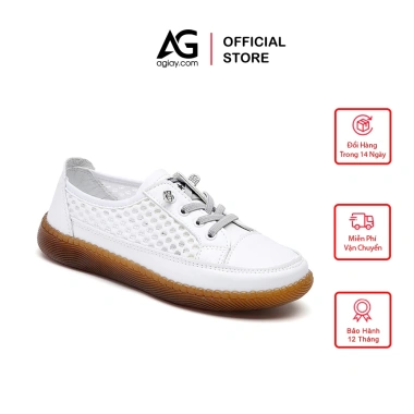 Giày Thể Thao Da Bò Nữ Thoáng Khí Mùa Hè AG247 Sneaker Cá Tính Dễ Phối Đồ Giá 394.020 VND Giày Thể Thao Da Bò Nữ Thoáng Khí Mùa Hè AG247 Sneaker Cá Tính Dễ Phối Đồ Giá 394.020 VND