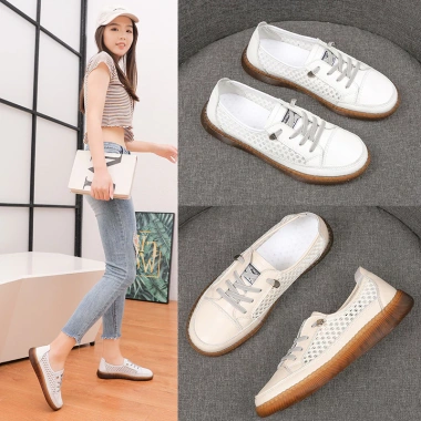 Giày Thể Thao Da Bò Nữ Thoáng Khí Mùa Hè AG247 Sneaker Cá Tính Dễ Phối Đồ Giá 394.020 VND 4 Giày Thể Thao Da Bò Nữ Thoáng Khí Mùa Hè AG247 Sneaker Cá Tính Dễ Phối Đồ Giá 394.020 VND 4