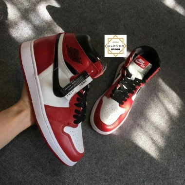 Giày Thể Thao JD1 Retro High Chicago Đỏ Trắng Cao Cổ - Giá 450k Clever Man Store