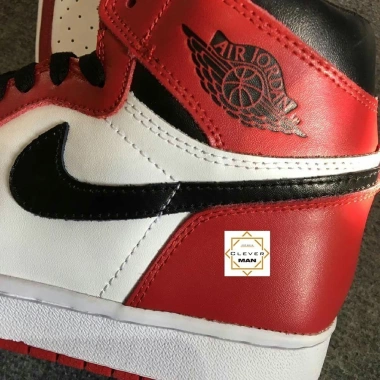 Giày Thể Thao JD1 Retro High Chicago Đỏ Trắng Cao Cổ - Giá 450k Clever Man Store