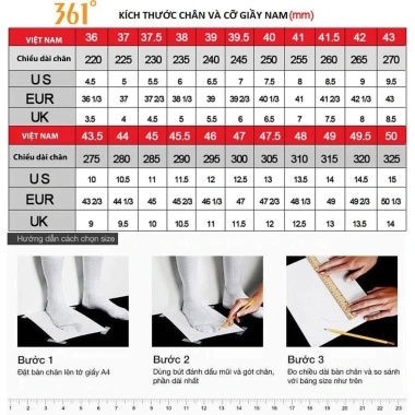 Giày Thể Thao Nam Auspicious Clouds 361 Thiết Kế Thời Trang Giá Ưu Đãi 1,316,618₫ 6 Giày Thể Thao Nam Auspicious Clouds 361 Thiết Kế Thời Trang Giá Ưu Đãi 1,316,618₫ 6