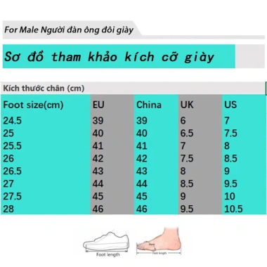 Giày thể thao nam lưới thoáng khí, thời trang, bám chắc - Giá chỉ 1.07 triệu