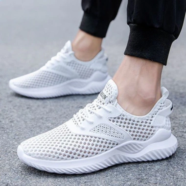 Giày Thể Thao Nam Phẳng, Thoáng Khí, Siêu Nhẹ Mạng - Giá Ưu Đãi 1.045.000 VND, Hàng Có Sẵn Việt Nam