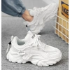Giày Thể Thao Nam Sneaker Hai Màu Trắng Đen Đế Cao, Chất Liệu Cao Cấp, êm chân, Video Cận Chất, Giá 832.500 VND 3