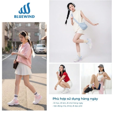 Giày Thể Thao Nữ BLUEWIND Siêu Nhẹ Đế Êm Mềm, Năng Động Dễ Phối Đồ 68.876 4
