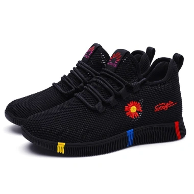 Giày Thể Thao Nữ Bông Thoáng Lỗ Cúc Free Ship - 2 Màu Đỏ/Tím Giá Rẻ 590k 9