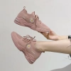 Giày thể thao nữ cổ chun bông cúc 3 màu - Đế cực êm, dây buộc cá tính, free ship, chỉ 340.000₫
