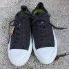 Giày Thể Thao Nữ Cổ Thấp AllStar Xám Đậm - Chất Lượng Cao, Giá Giảm 1.7tr 2