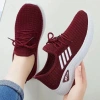Giày thể thao nữ dây buộc 4 màu, đế 3cm đa năng: đi bộ, bóng chuyền, tập luyện - 55.000đ