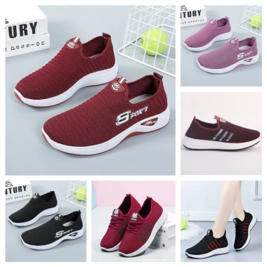 Giày thể thao nữ dây buộc 4 màu, đế 3cm đa năng: đi bộ, bóng chuyền, tập luyện - 55.000đ 8