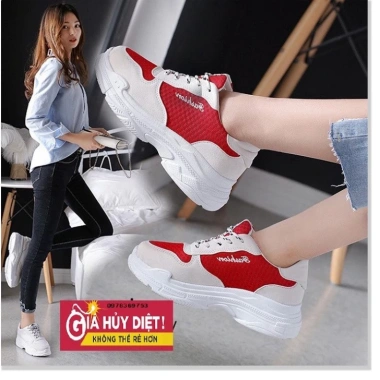 Giày Thể Thao Nữ Giá Hủy Diệt - Giảm tới 1.4 Triệu, Đế Cao Su, Thoáng Mát, Phong Cách