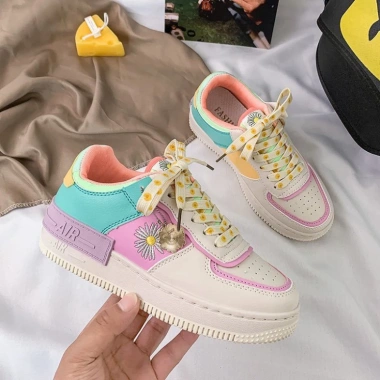 Giày Thể Thao Nữ Sneaker Dây Cúc 3 Màu Xinh Xắn - Freeship 50K, Giá chỉ 698k 6