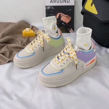 Giày Thể Thao Nữ Sneaker Dây Cúc 3 Màu Xinh Xắn - Freeship 50K, Giá chỉ 698k 9