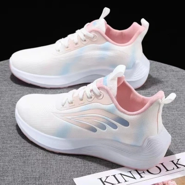 Giày Thể Thao Nữ Tăng Chiều Cao – Sneaker Phối Màu Chạy Bộ – Giày Dép RIO – Giá Chỉ 145.000đ