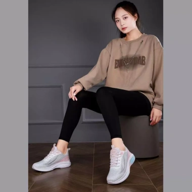 Giày Thể Thao Nữ Thoáng Khí, êm Chân, Chống Trơn Trượt - Sneaker Mẫu Mới MINOKA GTN47 189k