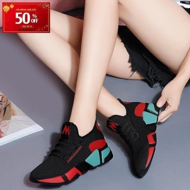Giày Thể Thao Nữ Vải Cao Cấp Nhẹ Êm Đế Nhiều Màu FreeShip Giá 700k Tặng Nước Hoa
