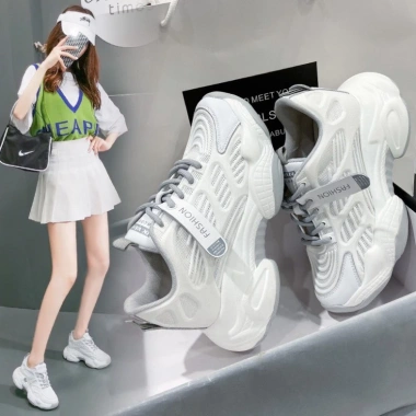 Giày thể thao nữ YOUY 2 màu kiểu học sinh, dây màu, free ship, giảm còn 700.000đ 2