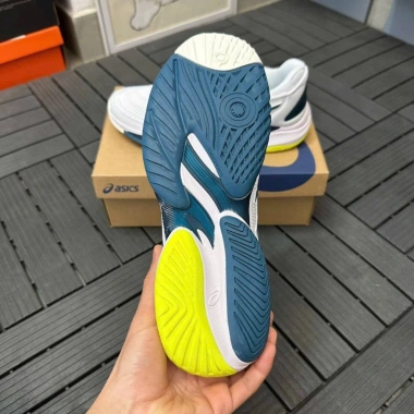Giày thể thao Pickebal Tenis Asics Gel 9 màu trắng xanh giá ưu đãi 820.000 VND
