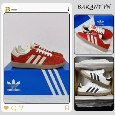 Giày Thể Thao Samm.ba Đỏ - Sneaker Thời Trang Nam Nữ, Giá 389.000₫ giảm từ 466.800₫
