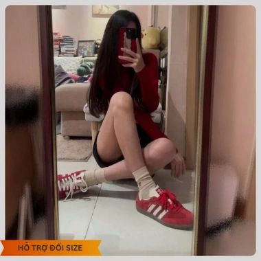 Giày Thể Thao Samm.ba Đỏ - Sneaker Thời Trang Nam Nữ, Giá 389.000₫ giảm từ 466.800₫ 6 Giày Thể Thao Samm.ba Đỏ - Sneaker Thời Trang Nam Nữ, Giá 389.000₫ giảm từ 466.800₫ 6