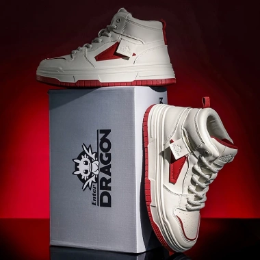Giày thể thao sneaker nam nữ Enter Dragon De Monaco White Red 2.026 Tăng 1 size chỉ 427.000₫