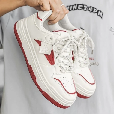 Giày thể thao sneaker nam nữ Enter Dragon De Monaco White Red 2.026 Tăng 1 size chỉ 427.000₫