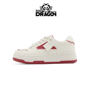 Giày thể thao sneaker nam nữ Enter Dragon De Monaco White Red 2.026 Tăng 1 size chỉ 427.000₫
