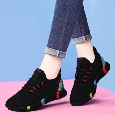 Giày Thể Thao Sneaker Nữ Vải Mới Đế Siêu Êm - Free Ship, Giá 295k Giảm 15%