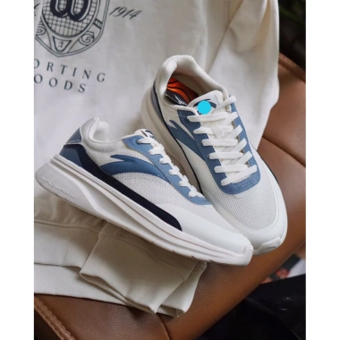 Giày thể thao sneakers A.ta đế nhẹ màu trắng xanh - Siêu thoải mái, giá 435.000đ