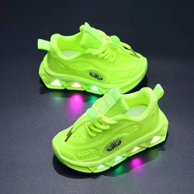 Giày Thể Thao Trẻ Em Low Top Glow LED Polyester Thoáng Khí, Đa Năng, Bền, Nhanh Khô, Unisex 249.020₫