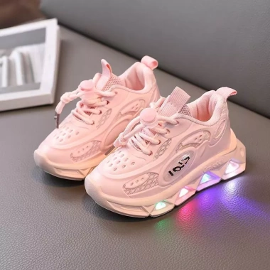 Giày Thể Thao Trẻ Em Low Top Glow LED Polyester Thoáng Khí, Đa Năng, Bền, Nhanh Khô, Unisex 249.020₫