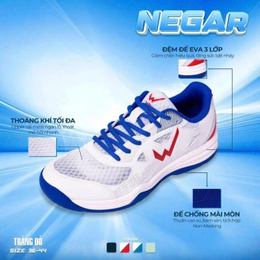Giày Thể Thao WIKA NEGAR Độ êm tăng bám chắc bền bỉ đa môn giảm giá 599k 2