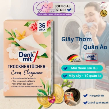 Giấy Thơm Denkmit Máy Giặt & Tủ Quần Áo - Túi Thơm Nội Địa Đức, Thơm Lâu