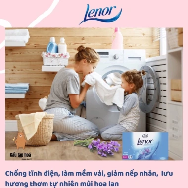 Giấy thơm Lenor Đức 34 tờ - Thơm lâu cho tủ và máy sấy, giá 60.000 VND 6