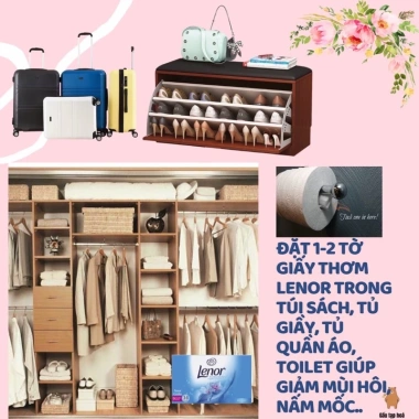 Giấy thơm Lenor Đức 34 tờ - Thơm lâu cho tủ và máy sấy, giá 60.000 VND 8