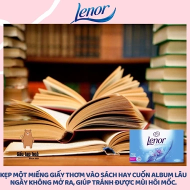 Giấy thơm Lenor Đức 34 tờ - Thơm lâu cho tủ và máy sấy, giá 60.000 VND 9
