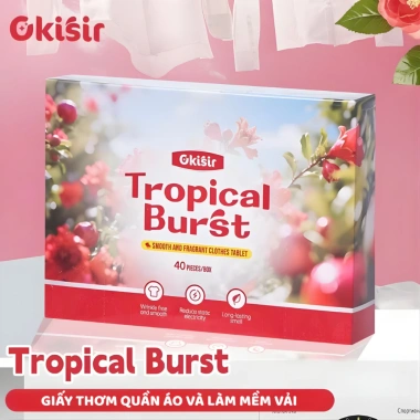 Giấy thơm Okisir 40 tờ - Loại bỏ mùi ẩm mốc, làm mềm vải, dùng cho máy sấy và tủ đồ, giảm giá 20% chỉ 49.950₫ 10 Giấy thơm Okisir 40 tờ - Loại bỏ mùi ẩm mốc, làm mềm vải, dùng cho máy sấy và tủ đồ, giảm giá 20% chỉ 49.950₫ 10
