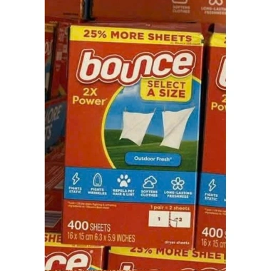 Giấy Thơm Quần Áo Bounce Hộp Nguyên - Giữ Hương Thơm Lâu, Khử Mùi Hiệu Quả, Giá Ưu Đãi 370.000₫ 7