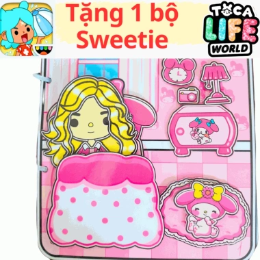 Giấy Thủ Công Búp Bê Toca Boca cho Bé Gái - Quite Book Trí Tuệ Đa Chủ Đề, Giá 129.000 3