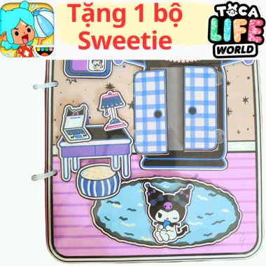 Giấy Thủ Công Búp Bê Toca Boca cho Bé Gái - Quite Book Trí Tuệ Đa Chủ Đề, Giá 129.000 4