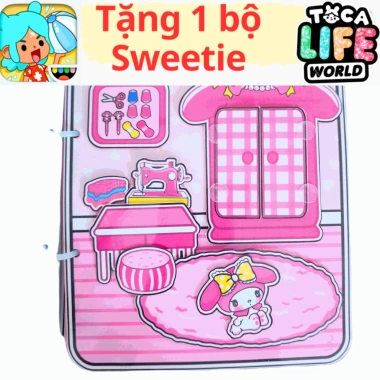 Giấy Thủ Công Búp Bê Toca Boca cho Bé Gái - Quite Book Trí Tuệ Đa Chủ Đề, Giá 129.000 7