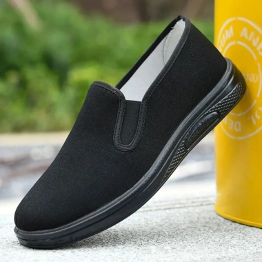 Giày Thuyền Nam Đen Vải Cao Cấp Đế Cao Su Nhẹ, Thoáng Khí, Giá 1,025,000₫