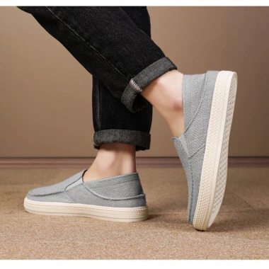 Giày Thuyền Nam Thoáng Khí 1 Nút Bấm Đế Mềm Mại Màu Trơn Phong Cách Casual Giá 542.500 VND 7