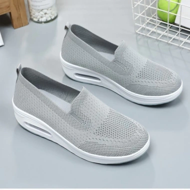Giày Thuyền Nữ Đế Cao Không Dây, Thiết Kế Thoáng Khí Nhẹ Tăng Chiều Cao Thời Thượng 7